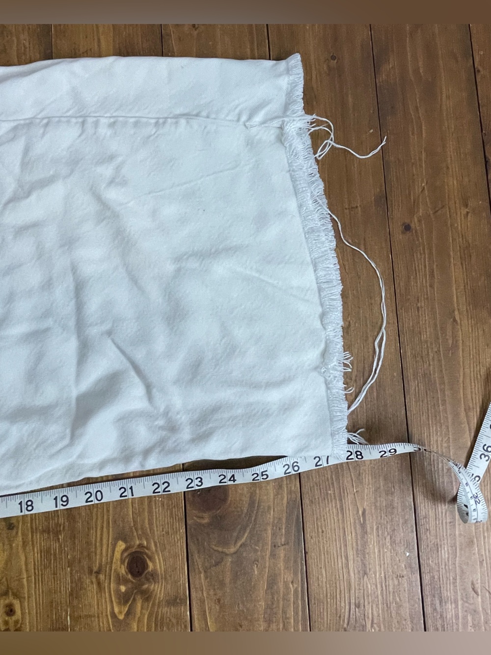 We the free size 27 cream colored wide leg jeans - Picture 7 of 7